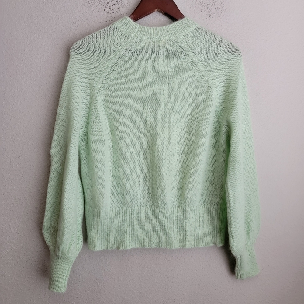 Sezane Alberto Jumper in Pastel Green size S - Picture 4 of 7